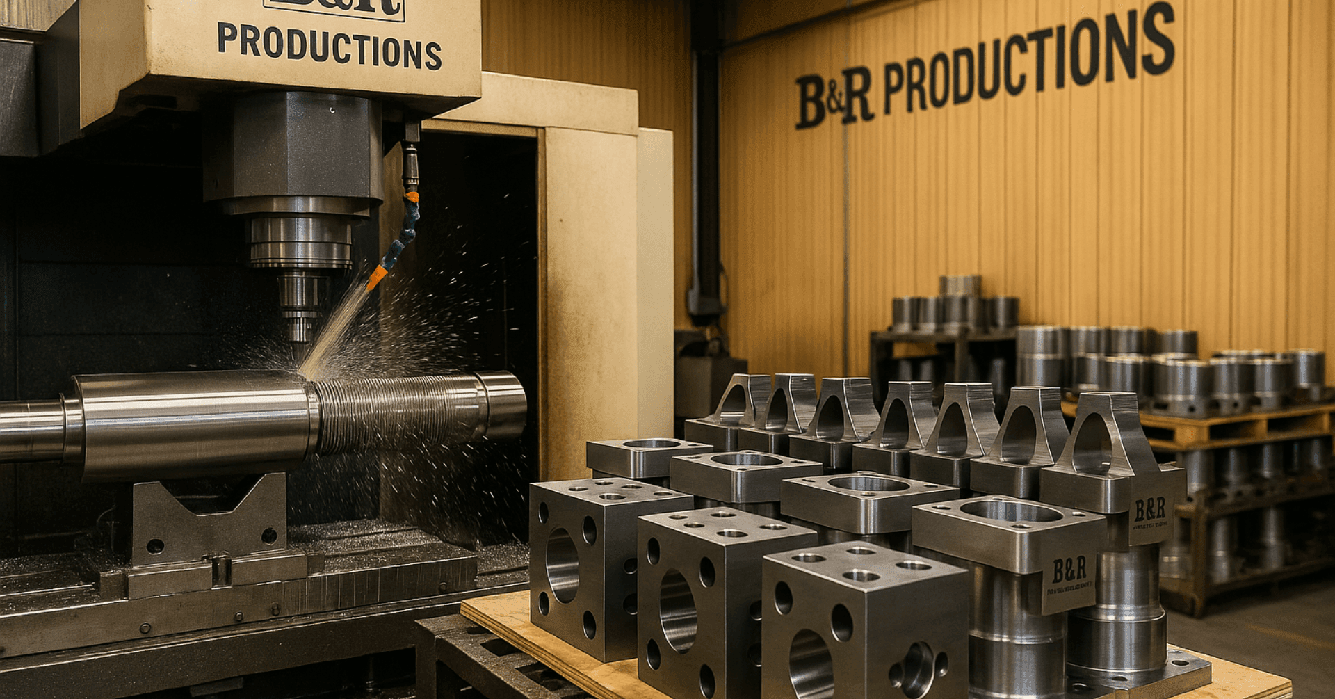 Multi-axis CNC milling of a precision industrial component engineered for heavy-duty manufacturing environments