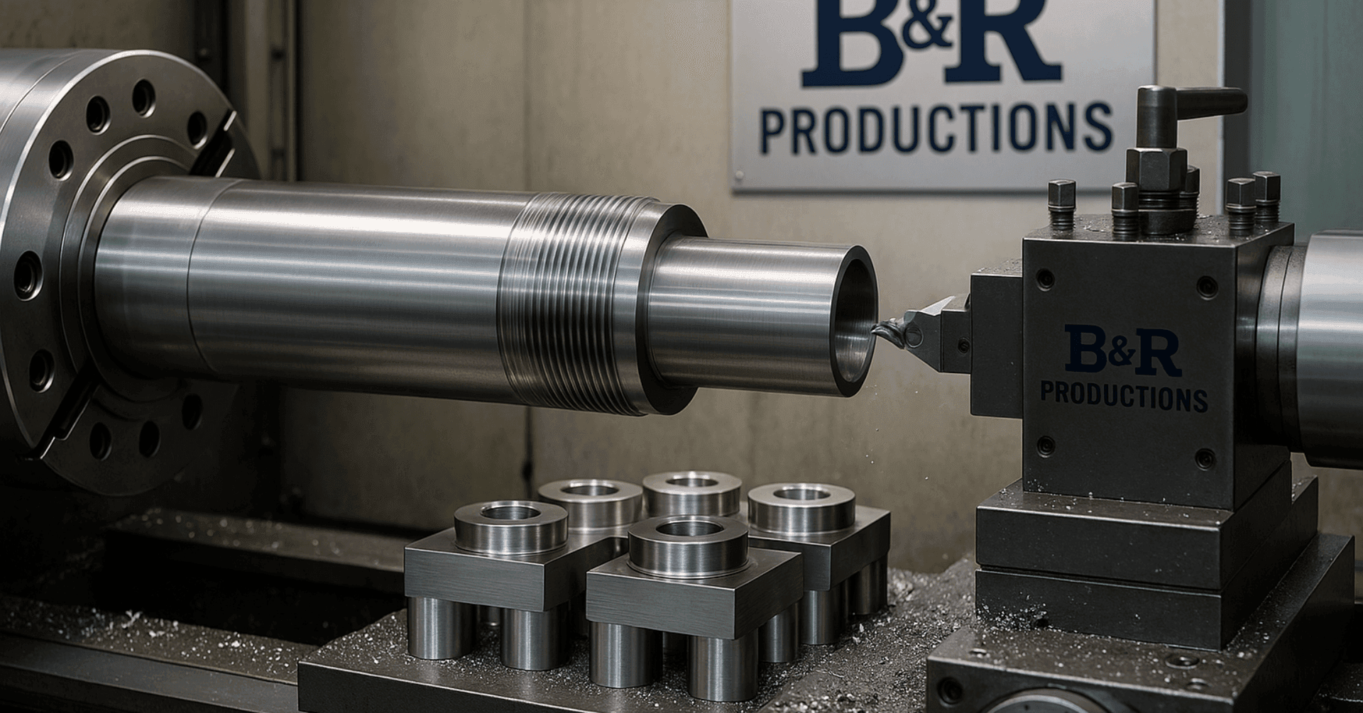 Manual milling of an industrial machine component during rapid repair and modification operations