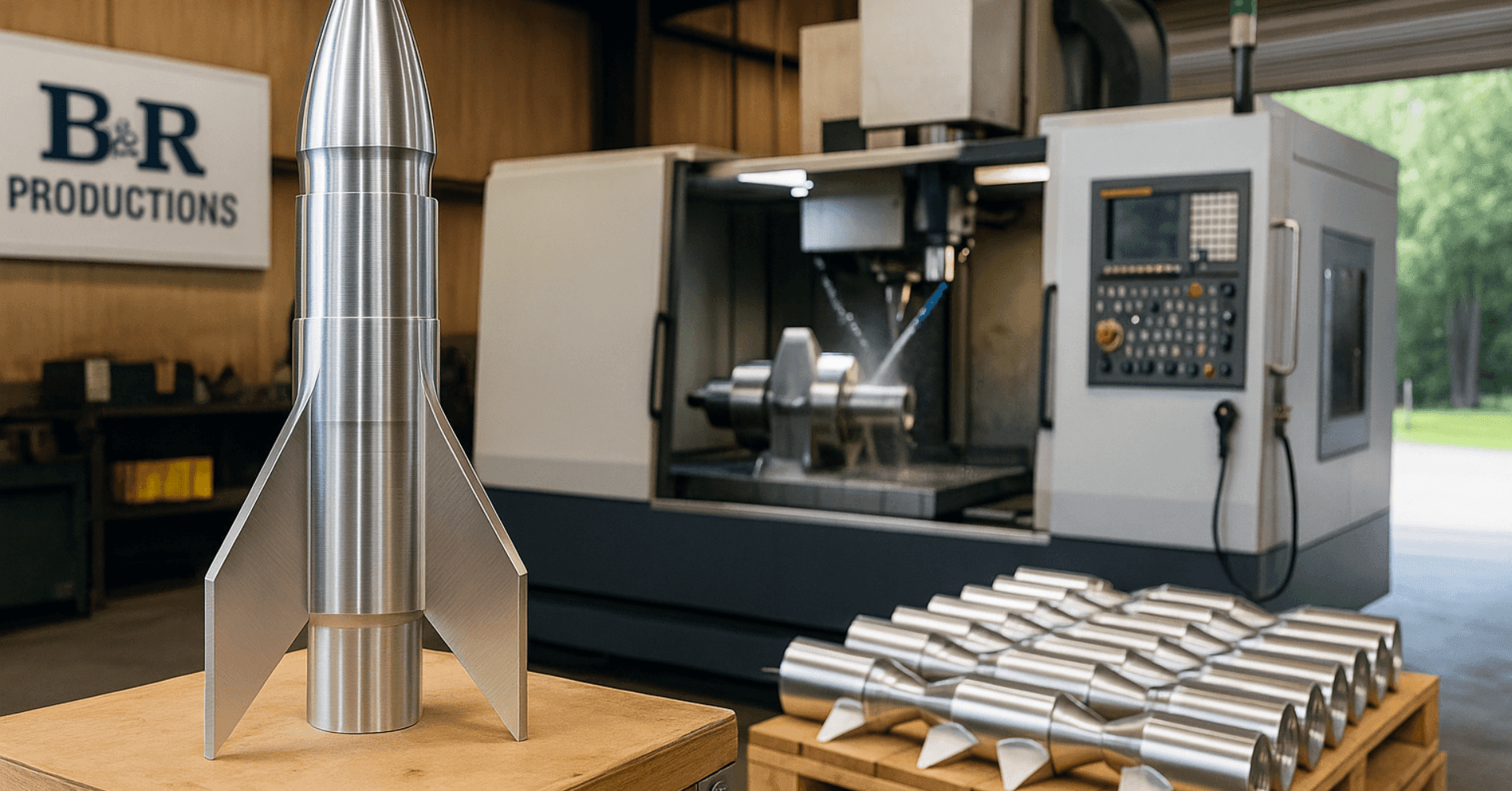 Precision CNC-machined aerospace component with tight-tolerance features
